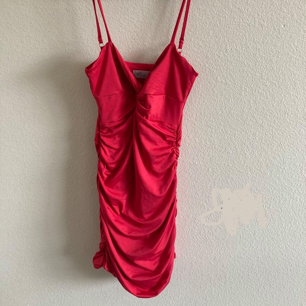 Small pink Oh Polly brand mini dress